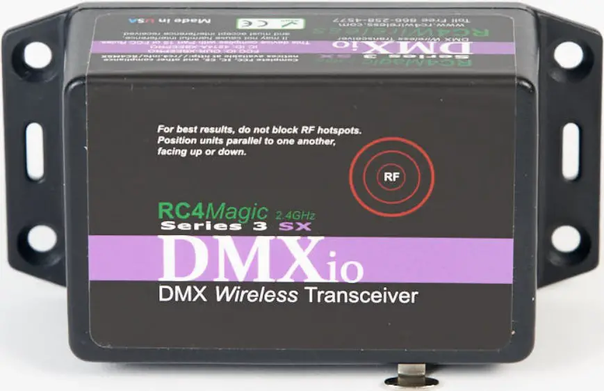 RC4 WIRELESS RC4Magic Series 3 DMXio Wireless DMX Transceiver