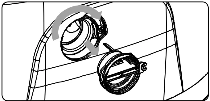MOBORV Front Loading Washing Machine - drain filter 2