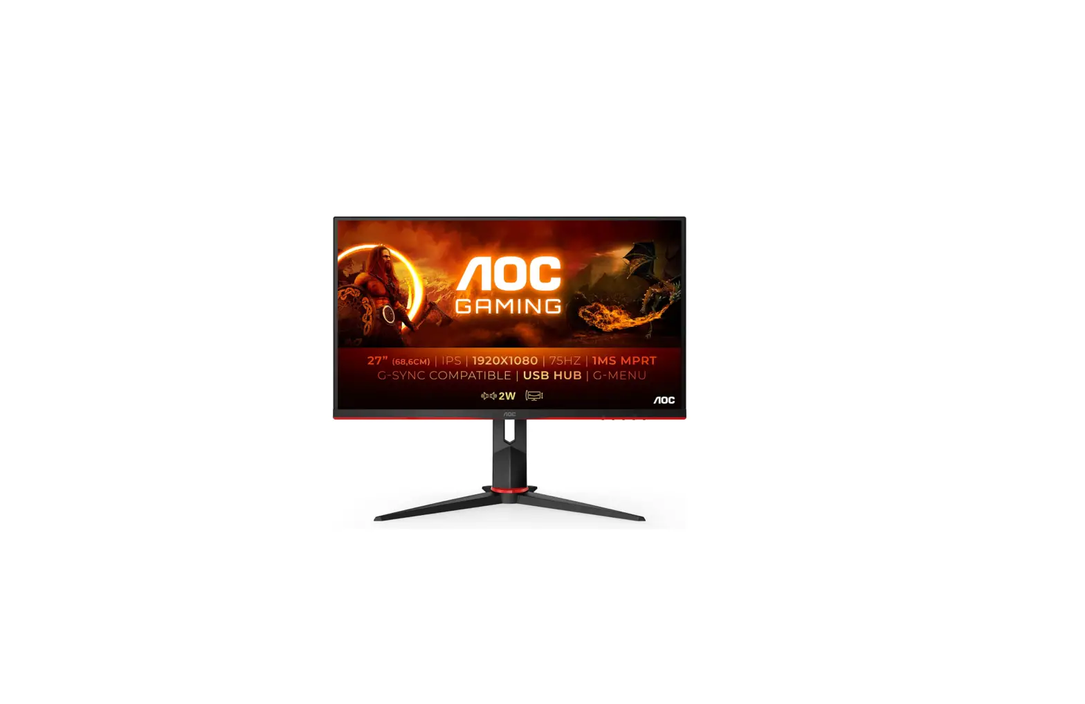 Aoc 27g2u5/bk Full Hd Led Backlight Lcd Monitor User Manual