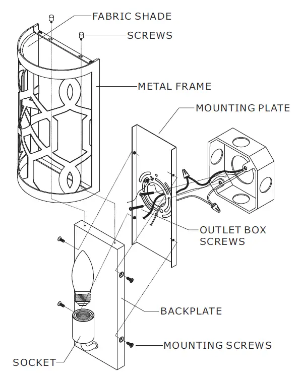 CRYSTORAMA 2262-PN Jennings One Light Wall Mount-FIG-1