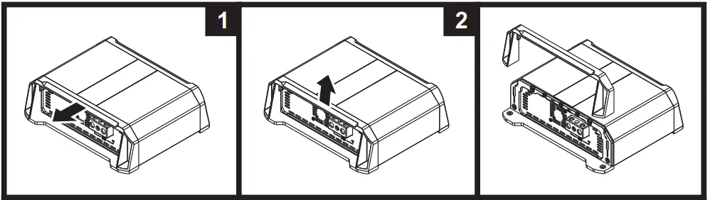 DISASSEMBLING OF THE PLASTIC COVER