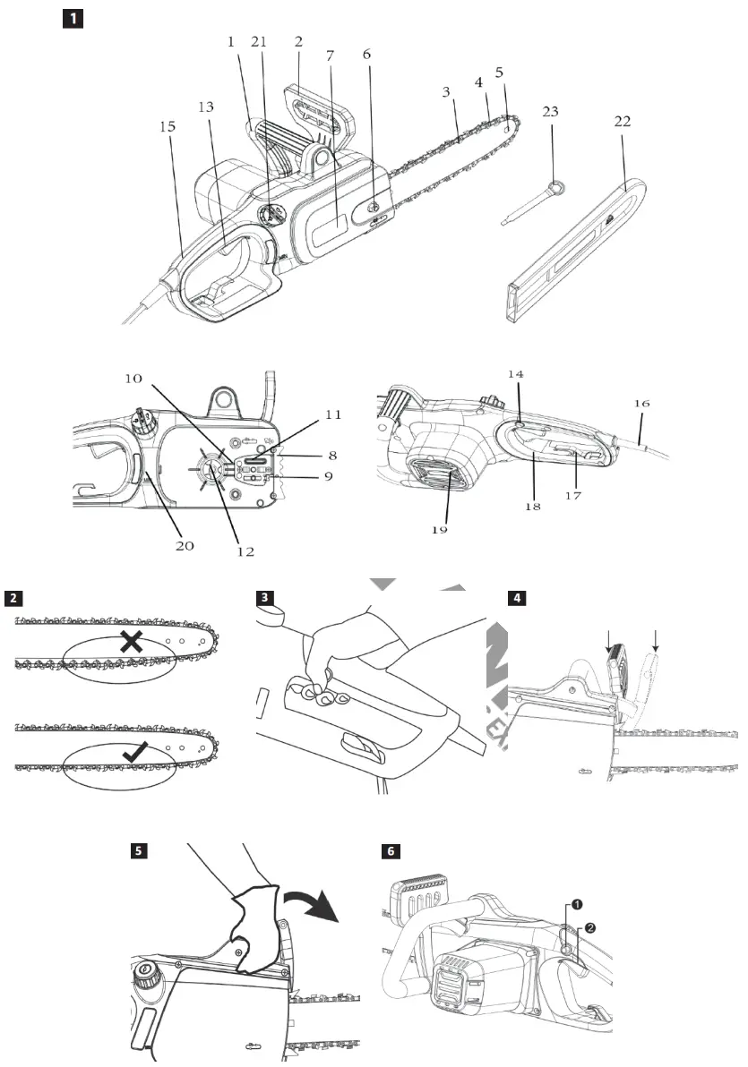 NAKAYAMA EC2035 Electric Chainsaw - Ovewrview
