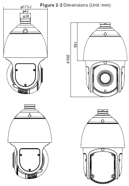 sunell-SN-IPS59-86-xxTDR-Network-High-Speed-Dome-Camera-fig-2