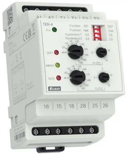 ELKO ep TER-4 Double Thermostat - cover