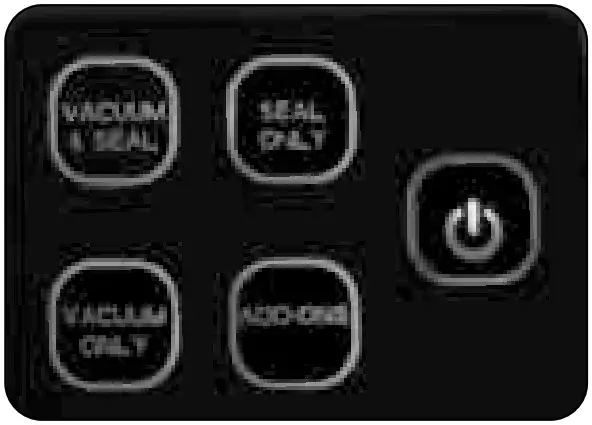 PowerXL HR1014 0BTV Cordless Duosealer - CONTROL PANEL