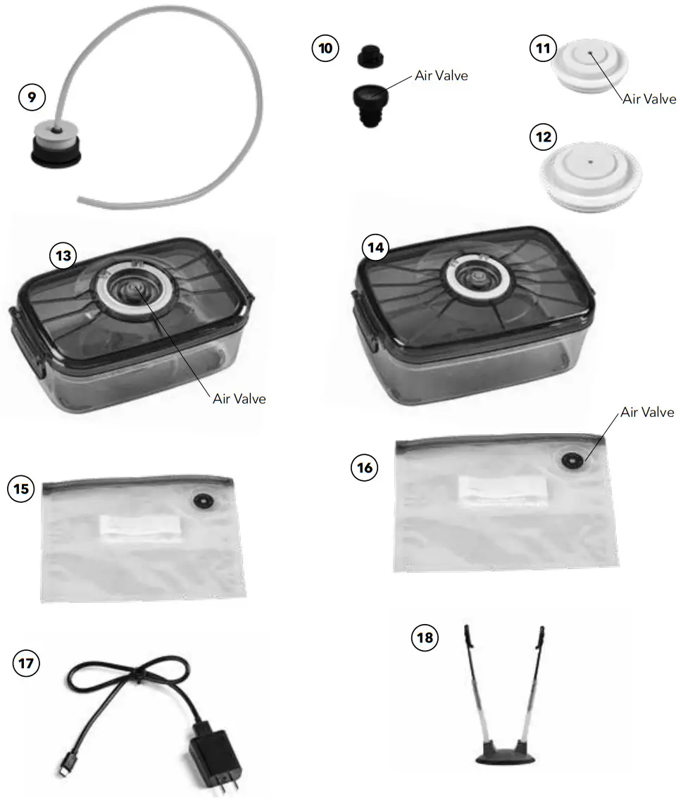 PowerXL HR1014 0BTV Cordless Duosealer - Parts & Accessories 2