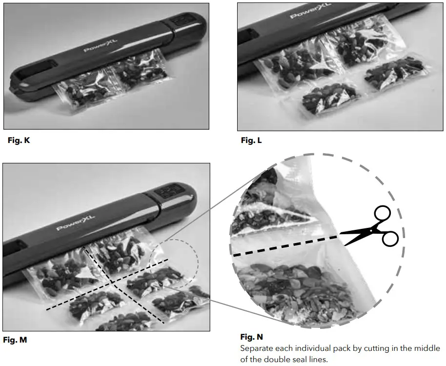PowerXL HR1014 0BTV Cordless Duosealer - individual pack