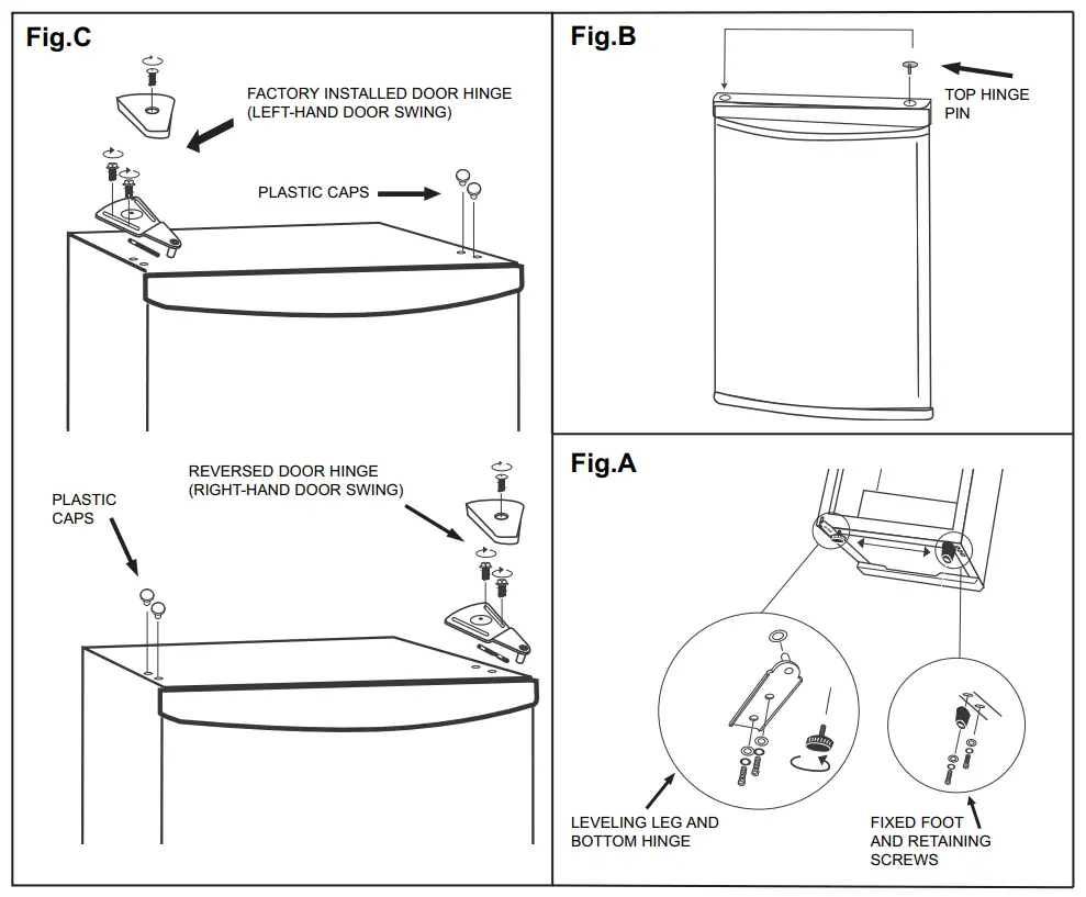 MICROFRIDGE 3 3SM4R Danby One Plug Refrigerators - fig7