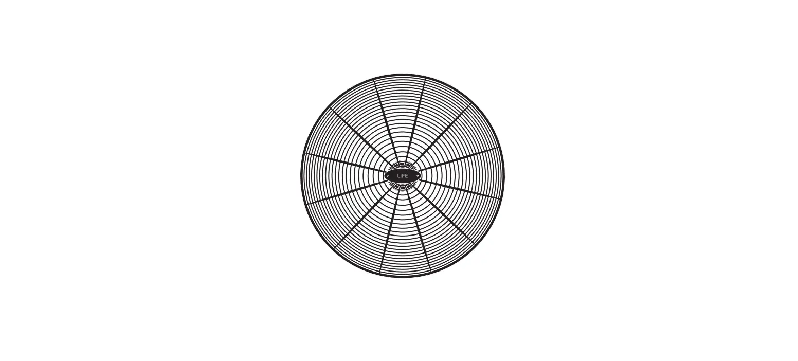 Life 516980075 Wall Mounted Fan Instruction Manual