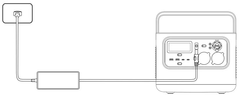 PISEN TS-OPS04 Wilderness 600 Outdoor Power Station 600W - AC Adapter