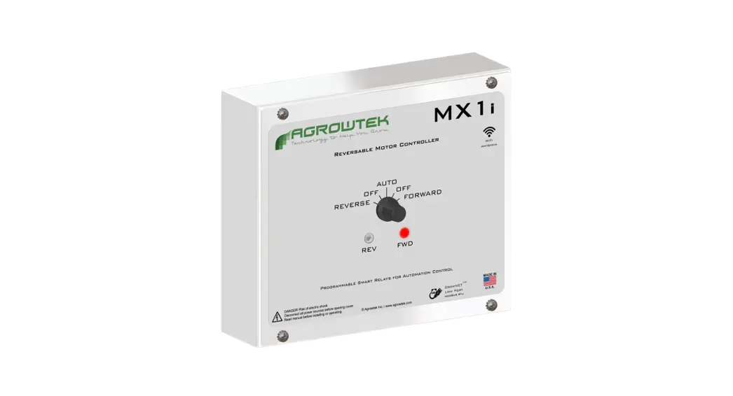 Agrowtek Mx3i Intelligent Reversing Motor Controller Instruction Manual
