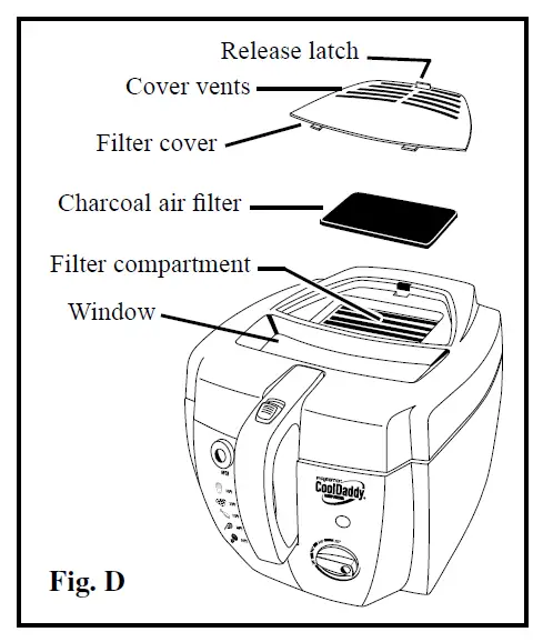 PRESTO CoolDaddy Cool Touch Deep Fryer 3