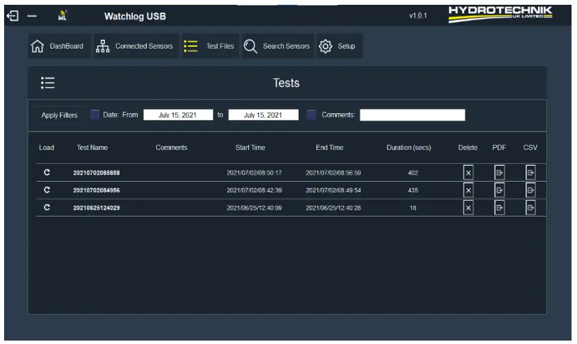 HYDROTECHNIK Watchlog USB - fig 23