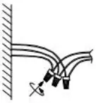 WINGBO WBWL-GL03-BK 1 Light Light Black and LED A3