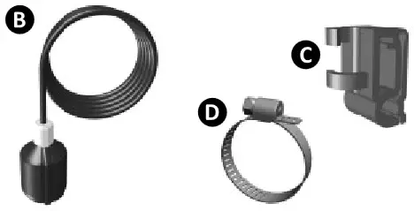 Included with Optional Float Switch