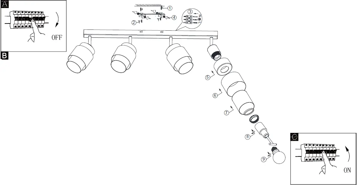 GLOBO-LIGHTING-15560-4-Order-Lamps-fig-1
