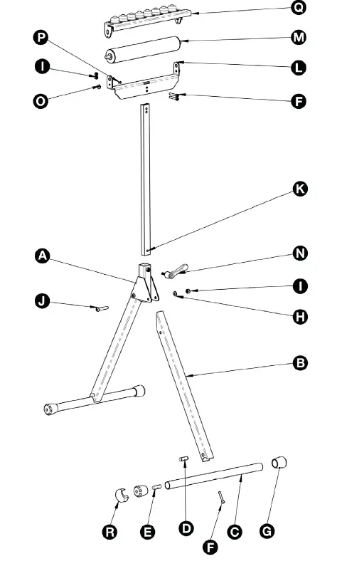 BORA-PORTAMATE-PM5090-Standard-Pedestal-Roller-1