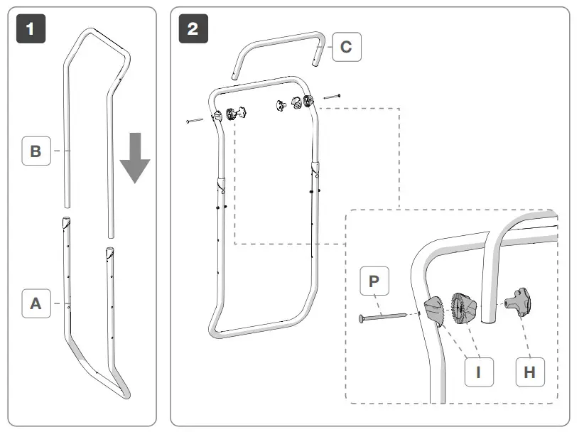 FIAMMA 02096-35A Bicycles Carrier - installation 1