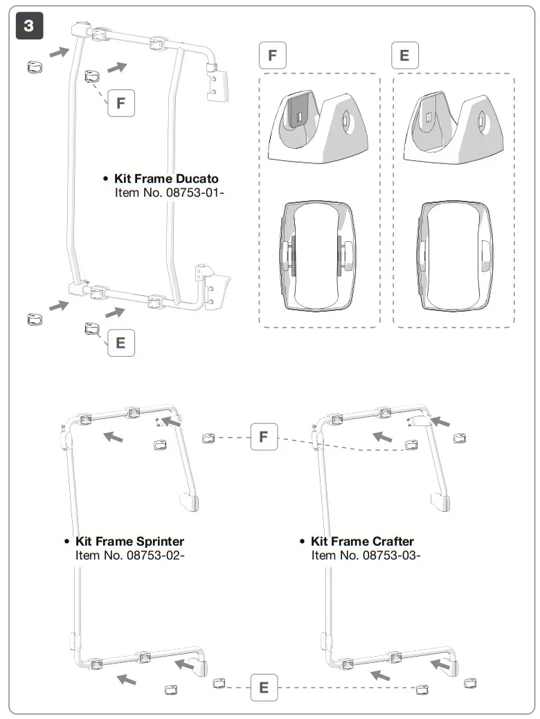 FIAMMA 02096-35A Bicycles Carrier - installation 2