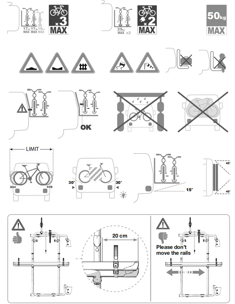 FIAMMA 02096-35A Bicycles Carrier - installation 8