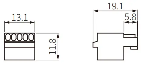 Autonics DS-DA Series High Performance Display Units - Connector