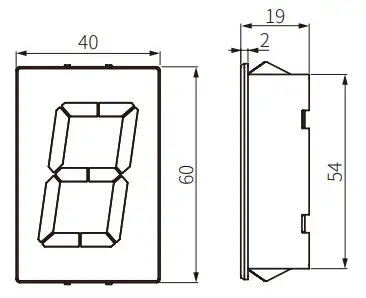 Autonics DS-DA Series High Performance Display Units - Dimensions2