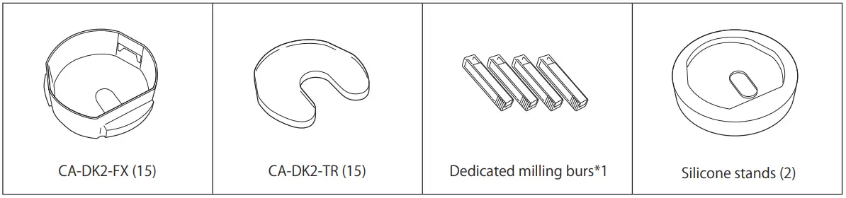 DGSHAPE DG DWX-52D Dental Milling Machine - Included Items