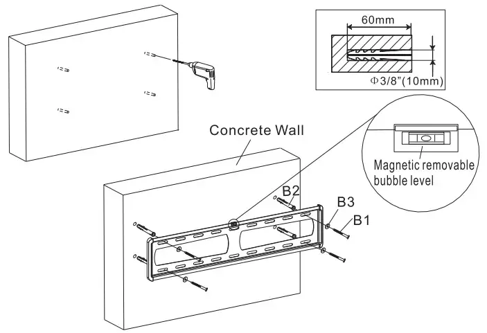 AV link 129.154UK Fixed TV Bracket - fig 2