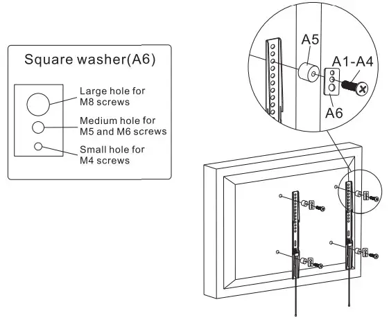 AV link 129.154UK Fixed TV Bracket - fig 4