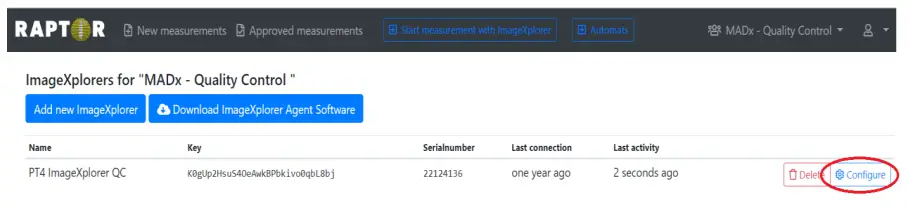 IMAGE PLORER Macro Array Diagnostics - IMAGEXPLORER SETTINGS 1