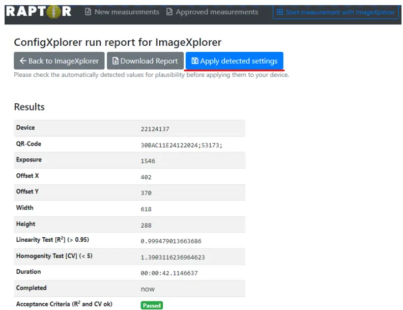 IMAGE PLORER Macro Array Diagnostics - IMAGEXPLORER SETTINGS 2