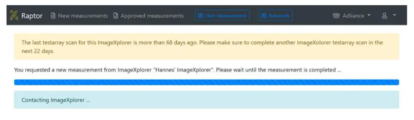 IMAGE PLORER Macro Array Diagnostics - measurements