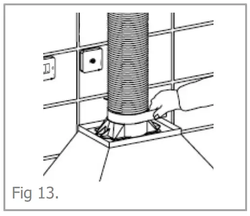 CDA ECH Standard Chimney Extractors - Installation steps 4