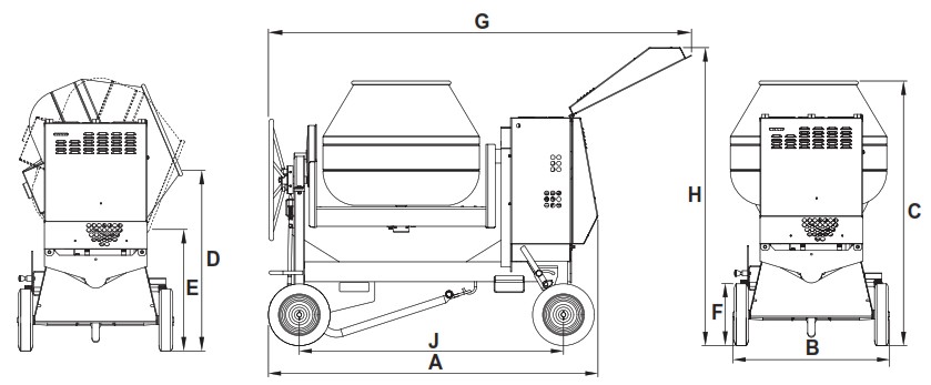 ALTRAD Premier XT Cement Mixer - Functional Controls 3