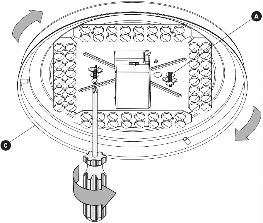 artika OFM ORC HD2BL Led Flushmount Light - LIGHT FIXTURE 2