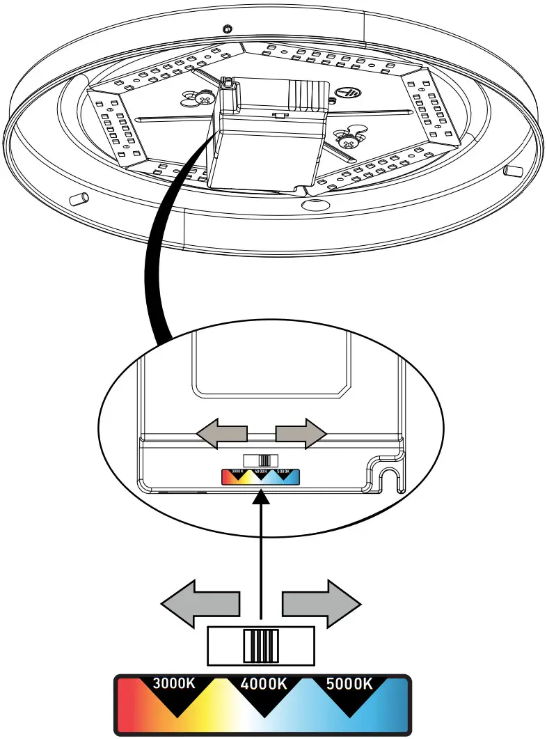 artika OFM ORC HD2BL Led Flushmount Light - TUNABLE WHITE