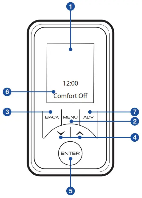 Creda CAR 033 Aluminium Radiator - Button