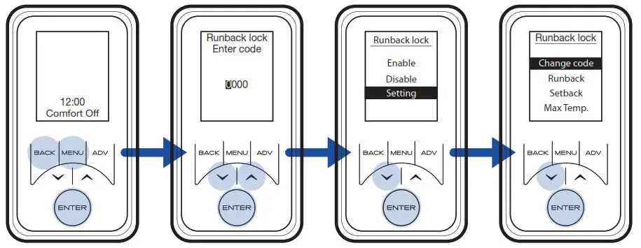 Creda CAR 033 Aluminium Radiator - Changing the Password