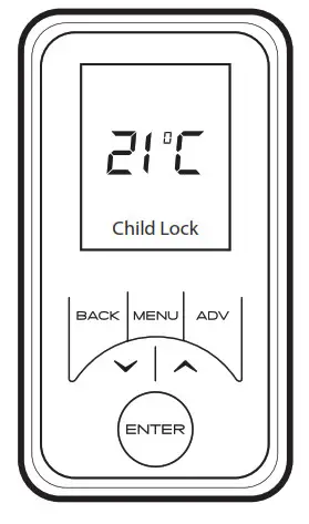 Creda CAR 033 Aluminium Radiator - controls