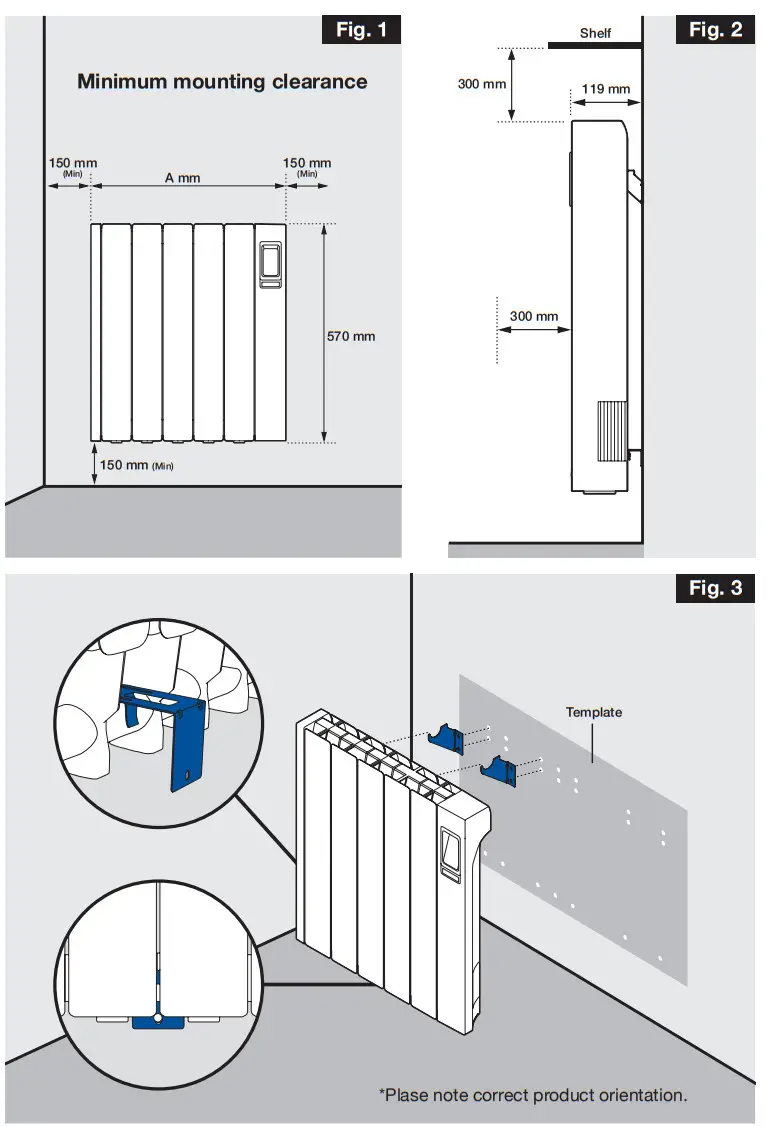 Creda CAR 033 Aluminium Radiator - fig