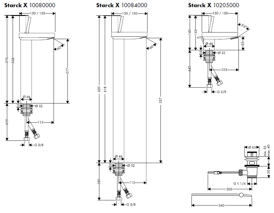 hansgrohe-Starck-X-10205000-Single-Lever-Bidet-Mixer-fig- (10)