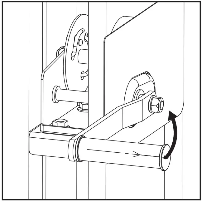 Positioning pin operation