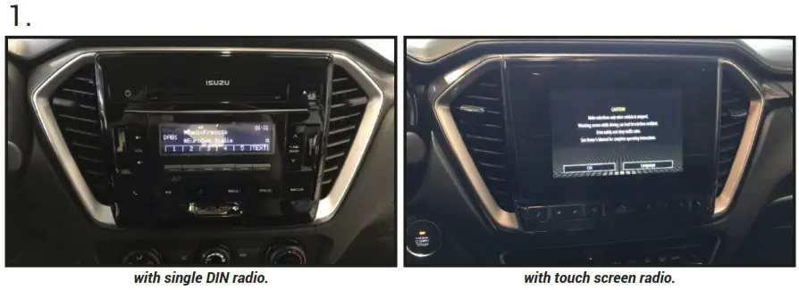 Aerpro FP8567 Double DIN Fitting Kit - INSTALLATION GUIDE 1