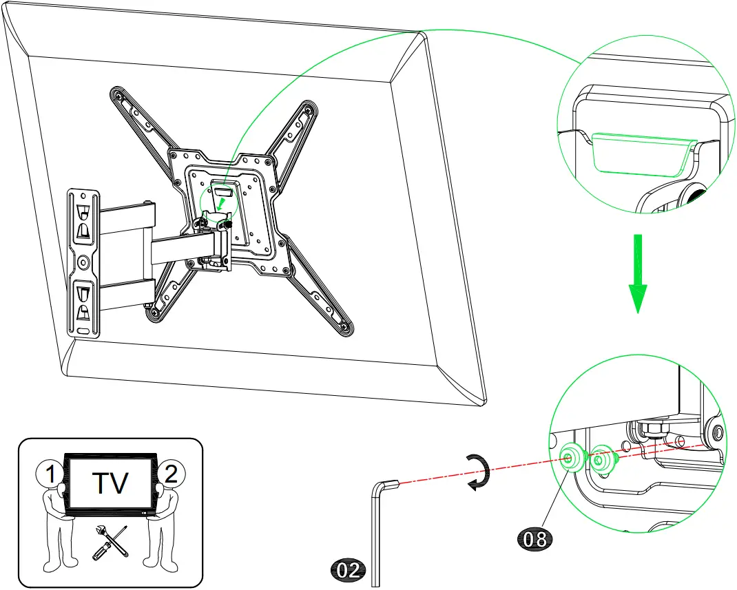 Mounting Dream MD2413-MX UL Listed TV Wall Mount - i16