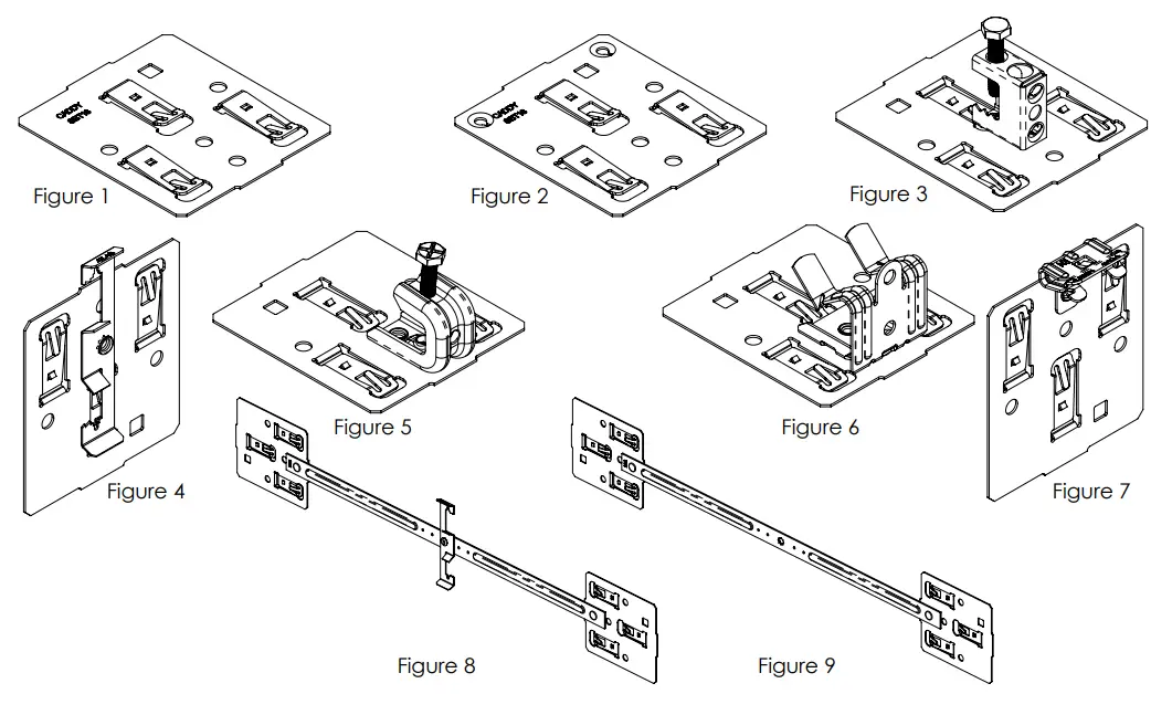 nVent CADDY B18SBT184Z Multiple Conduit Support Bracket -