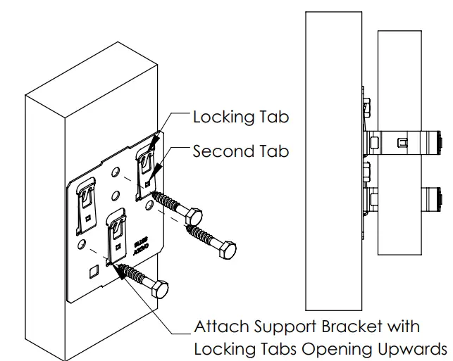 nVent CADDY B18SBT184Z Multiple Conduit Support Bracket - Vertical Installation