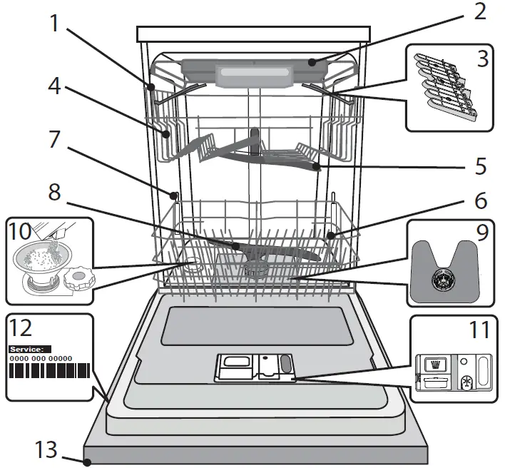 Whirlpool-WFO-3O41-PL-X-Freestanding-Dishwasher-fig-1