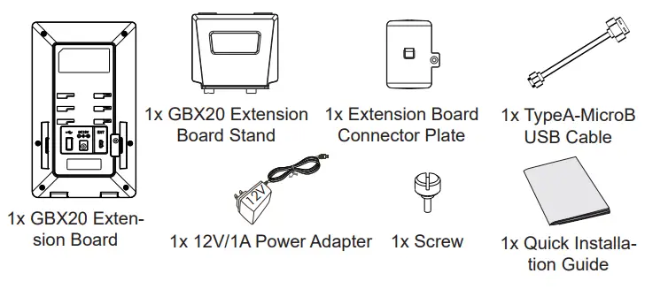 GRANDSTREAM GBX20 Extension Module - PACKAGE