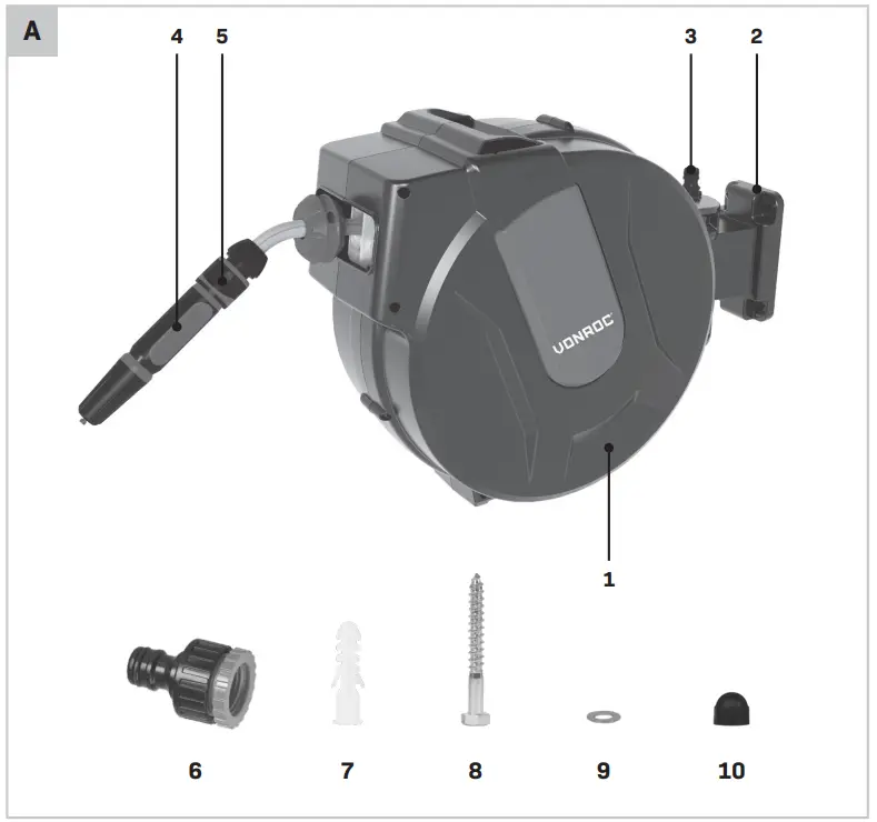 Mounting the wall bracket