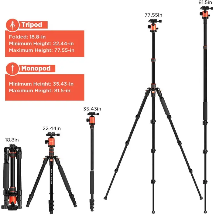 GEEKOTO-AT24Pro-Compact-Aluminum-Tripod-fig-1